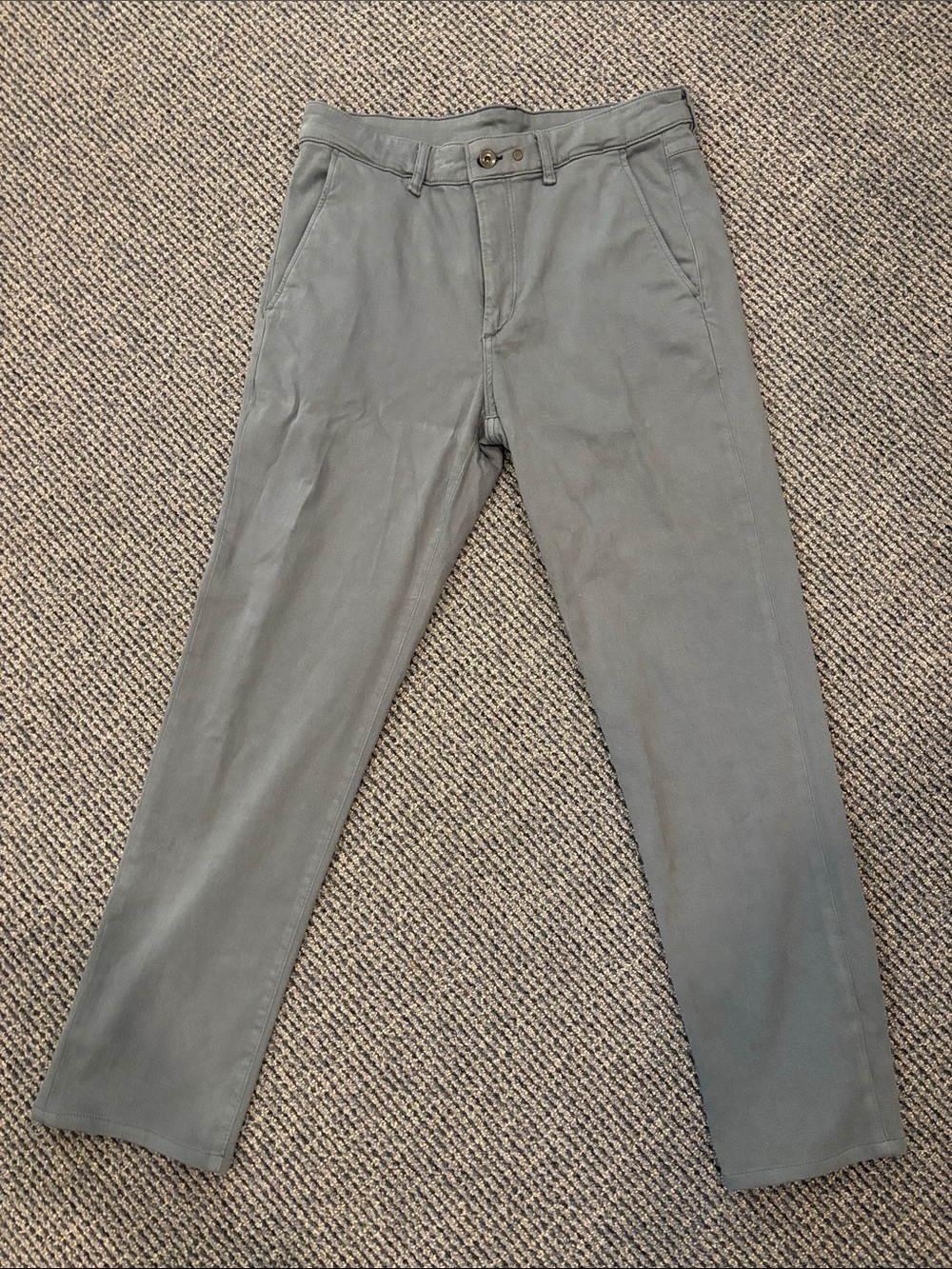 rag & bone Men's Gray Slim Chinos